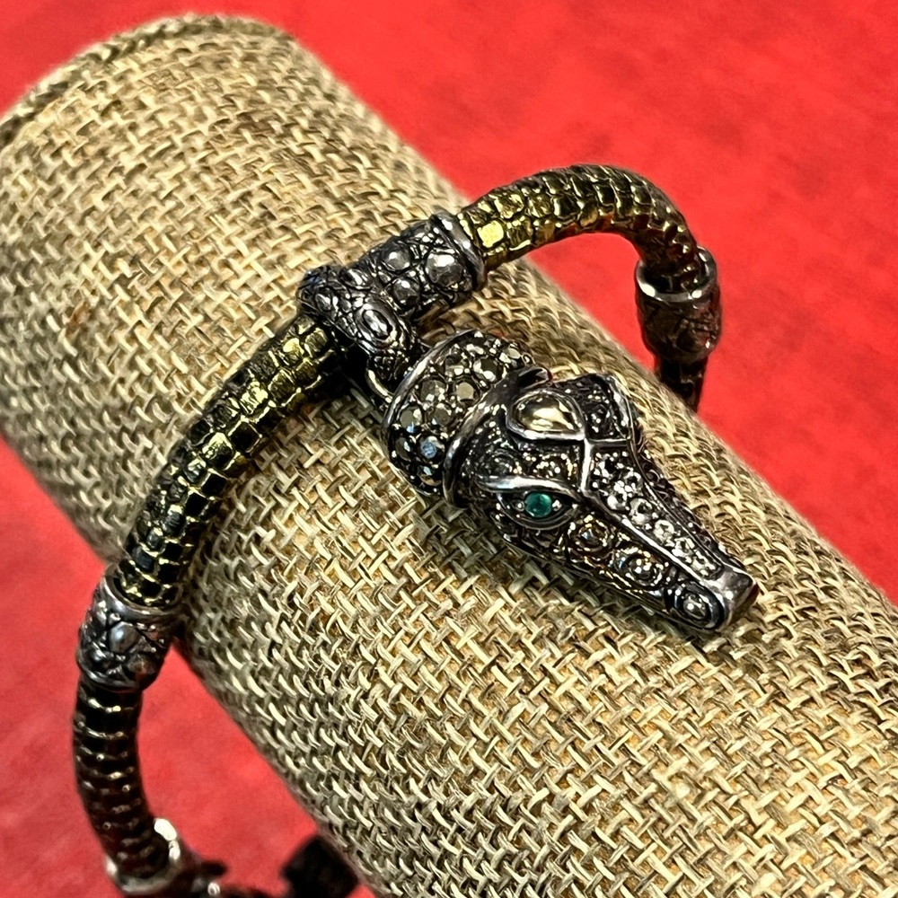 JOHN HARDY ‘JAI’ RARE AUTHENTIC PRE-LOVED LEATHER & STERLING SILVER BRACELET - Picture 10 of 10
